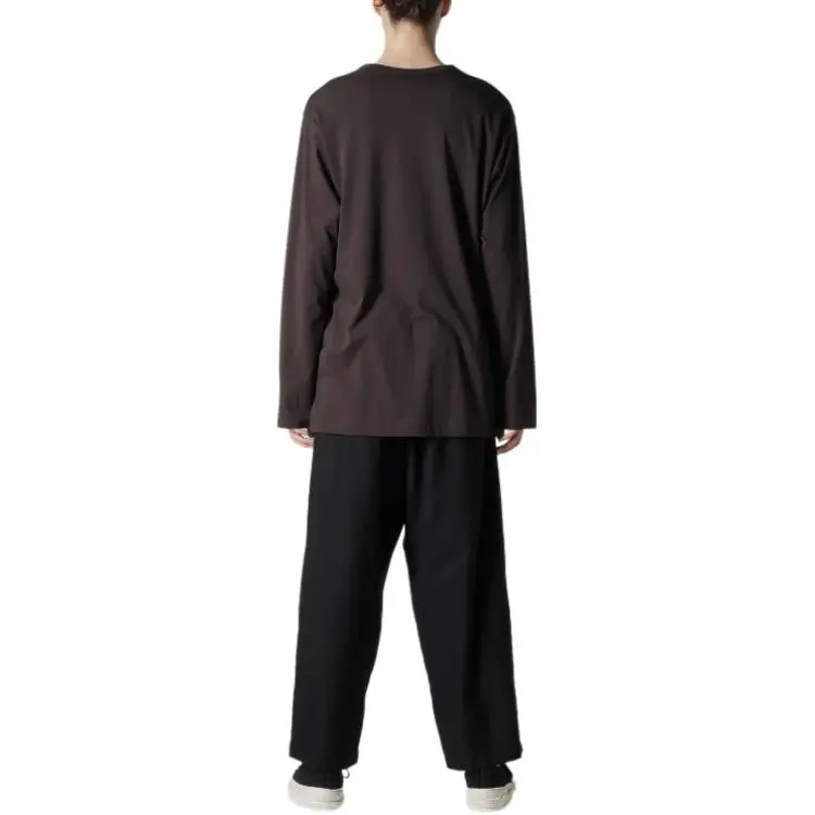 Yohji Yamamoto Pour Homme FW24 T Shirt Men's Charcoal-5