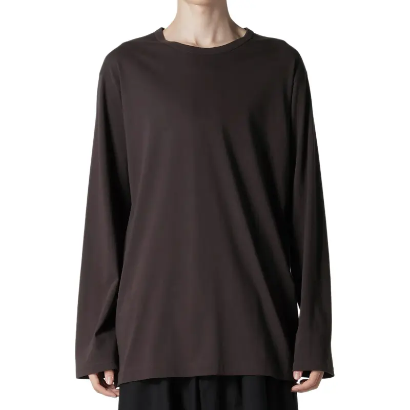 Yohji Yamamoto Pour Homme FW24 T Shirt Men's Charcoal-4