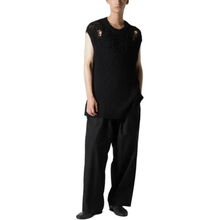 Yohji Yamamoto Open knit Vest-4