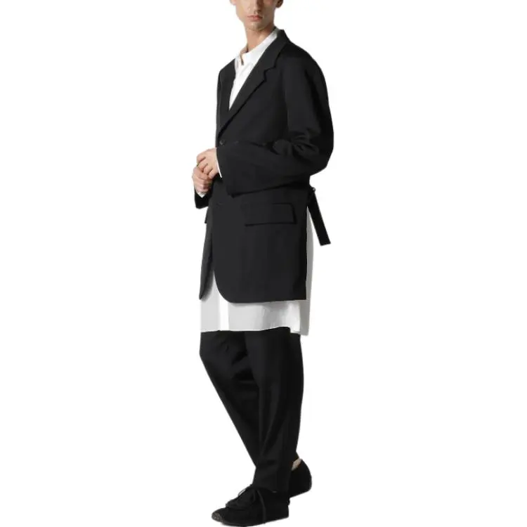 Yohji Yamamoto Pour Homme SS25 Casual Pants Men's Black-5