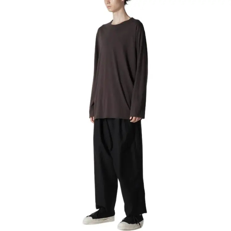 Yohji Yamamoto Pour Homme FW24 T Shirt Men's Charcoal-6