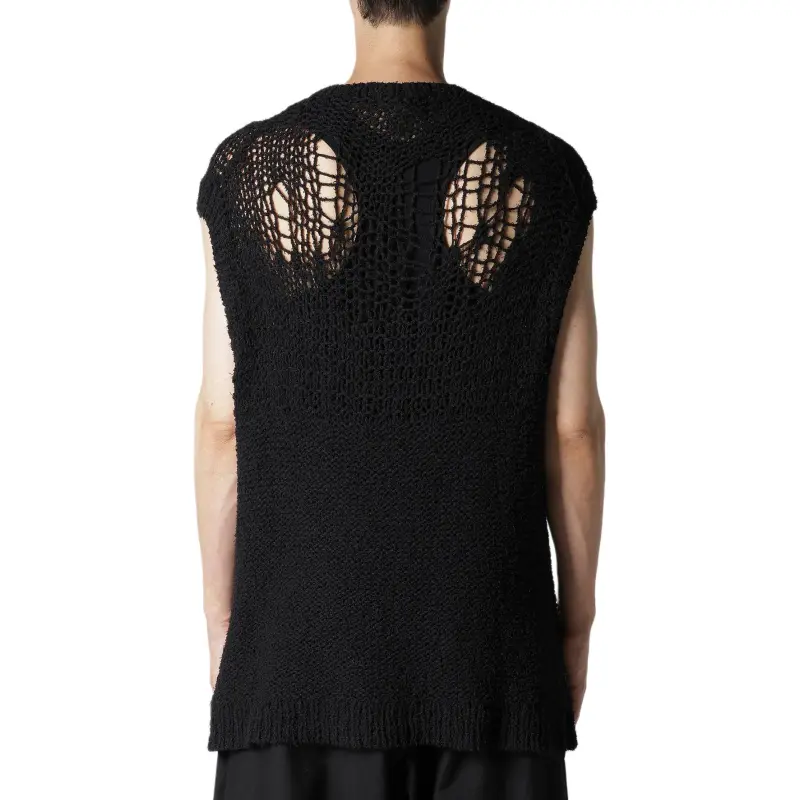 Yohji Yamamoto Open knit Vest-5