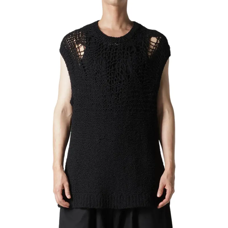 Yohji Yamamoto Open knit Vest-2
