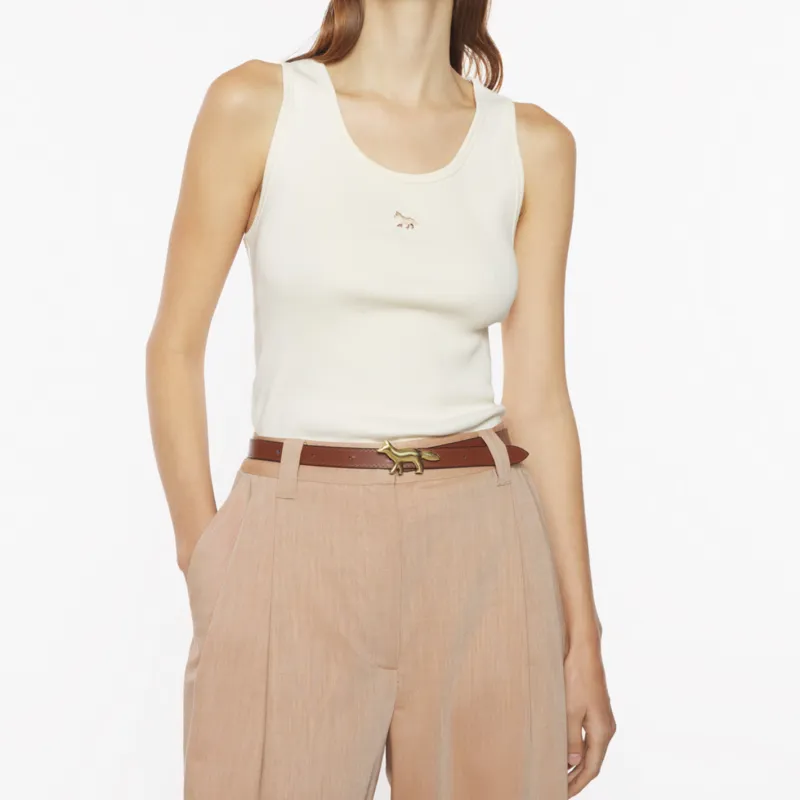 Maison Kitsune Baby Fox patch Tank Top-2