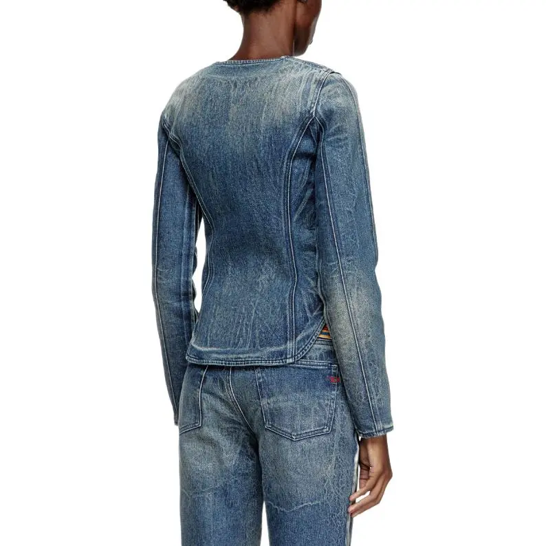 DIESEL Zip up Denim Jacket-1
