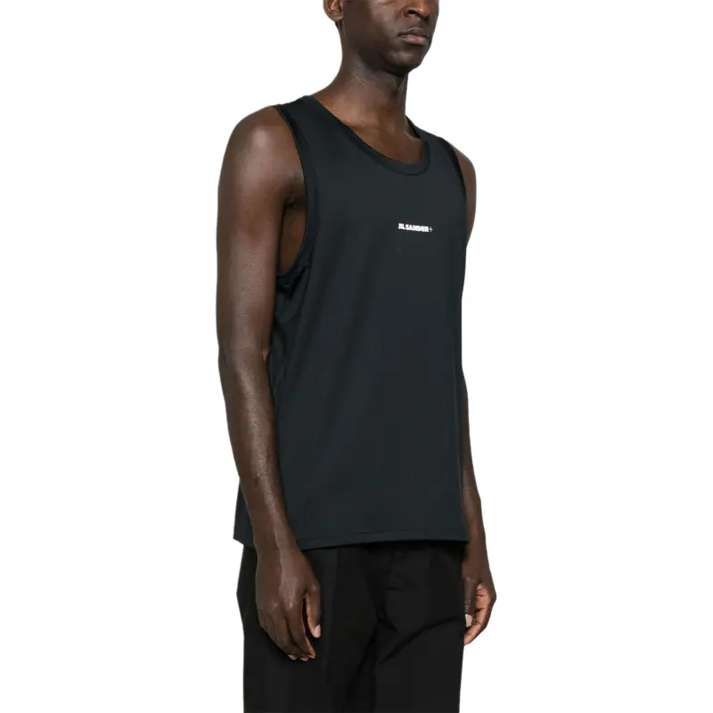 JIL SANDER + Crewneck Jersey Performance Tank Top-1