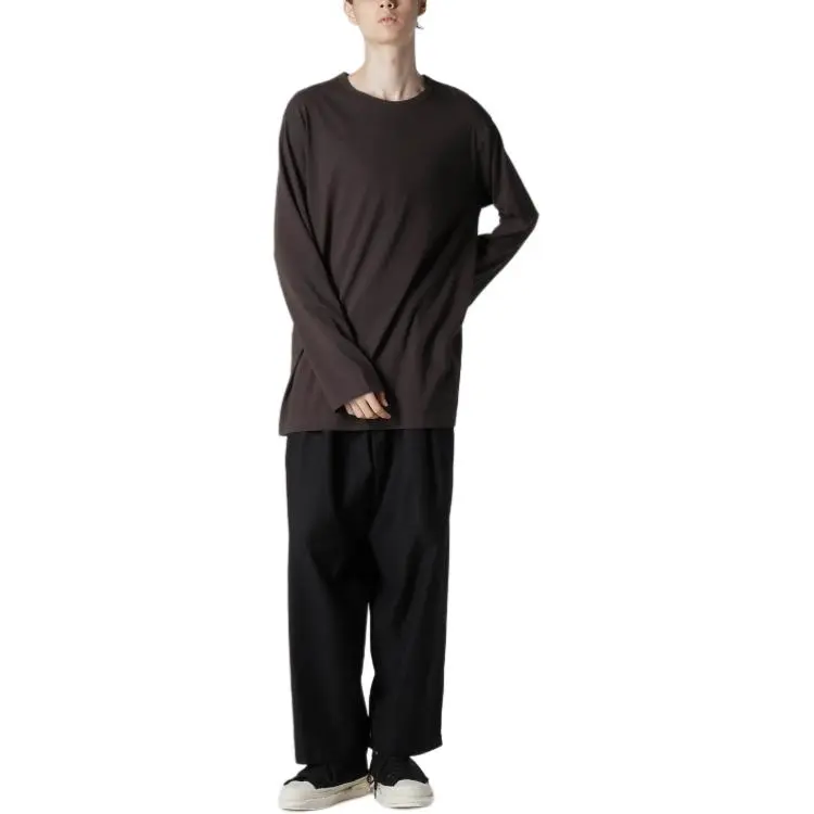 Yohji Yamamoto Pour Homme FW24 T Shirt Men's Charcoal-2