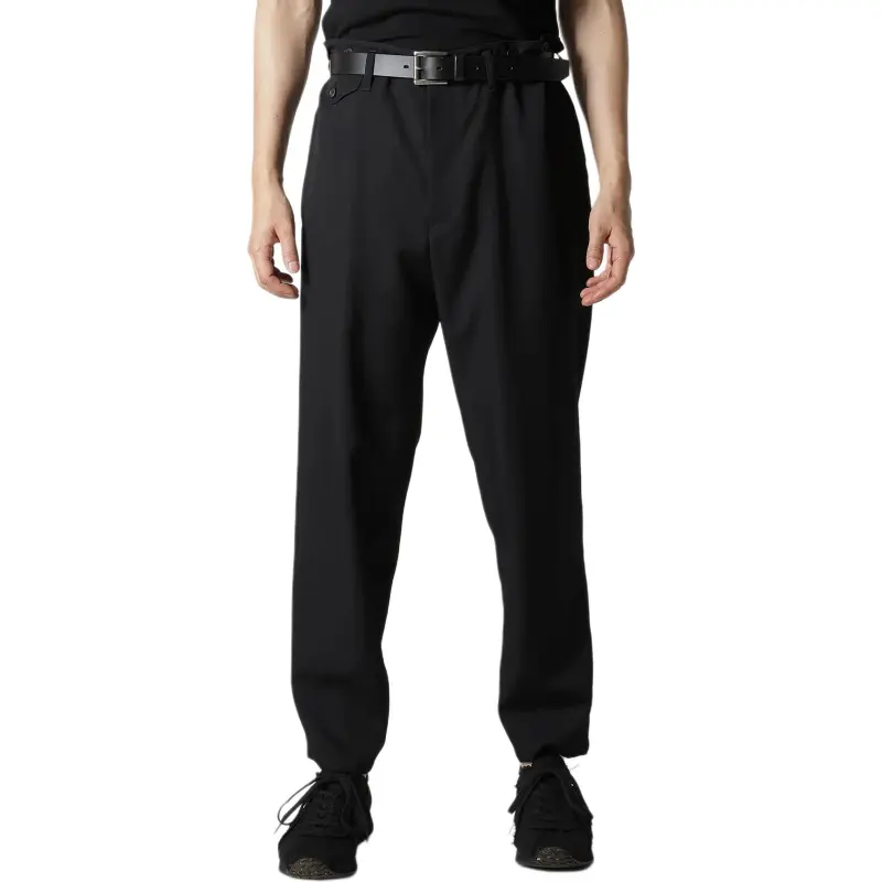 Yohji Yamamoto Pour Homme SS25 Casual Pants Men's Black-2