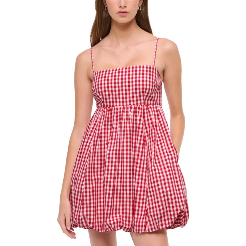 Abercrombie＆Fitch Slip Dress Women's Red-2