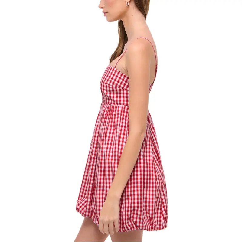 Abercrombie＆Fitch Slip Dress Women's Red-4