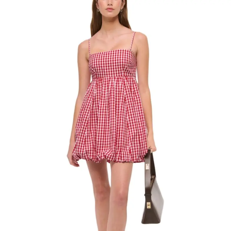 Abercrombie＆Fitch Slip Dress Women's Red-1