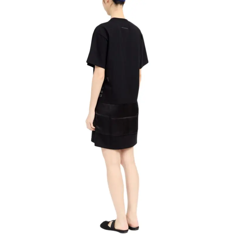 MM6 Maison Margiela Logo print T shirt Dress-4