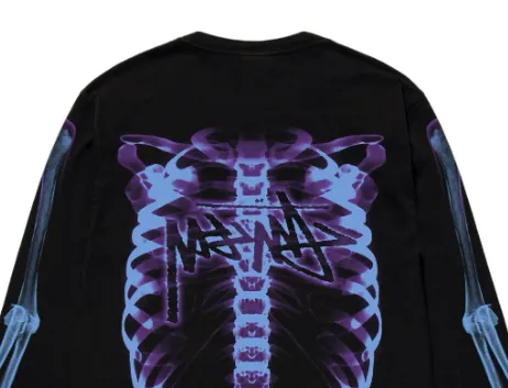 Stussy Rib Cage 3M L/S Tee - POIZON Stussy Rib Cage 3M L/S Tee - POIZON