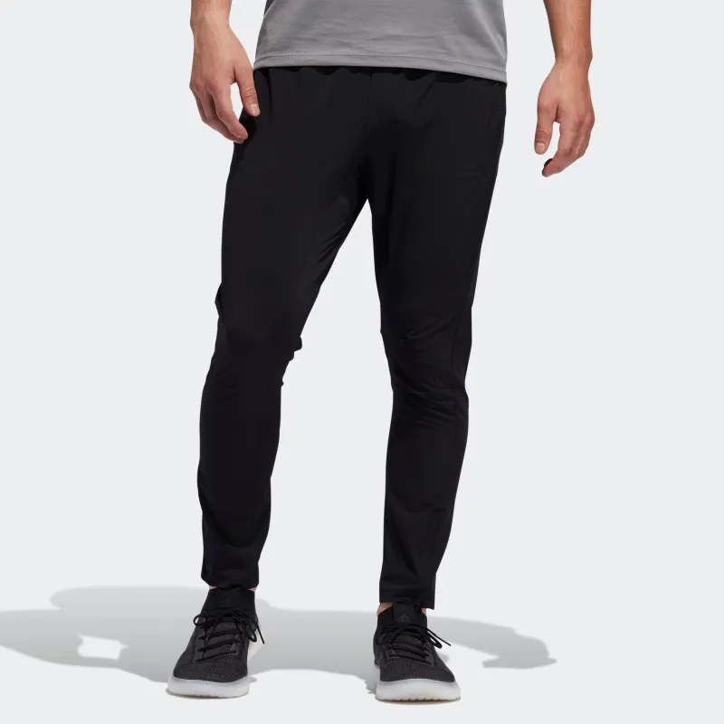 Adidas Knitted Sweatpants Men Black-4
