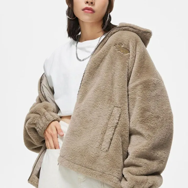 LiNing Sports Life Collection Jackets Coats Women's Silver Fox Brown-2