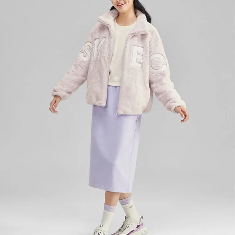 Skechers Velvet Jackets Women's Orchid Color/0200-1