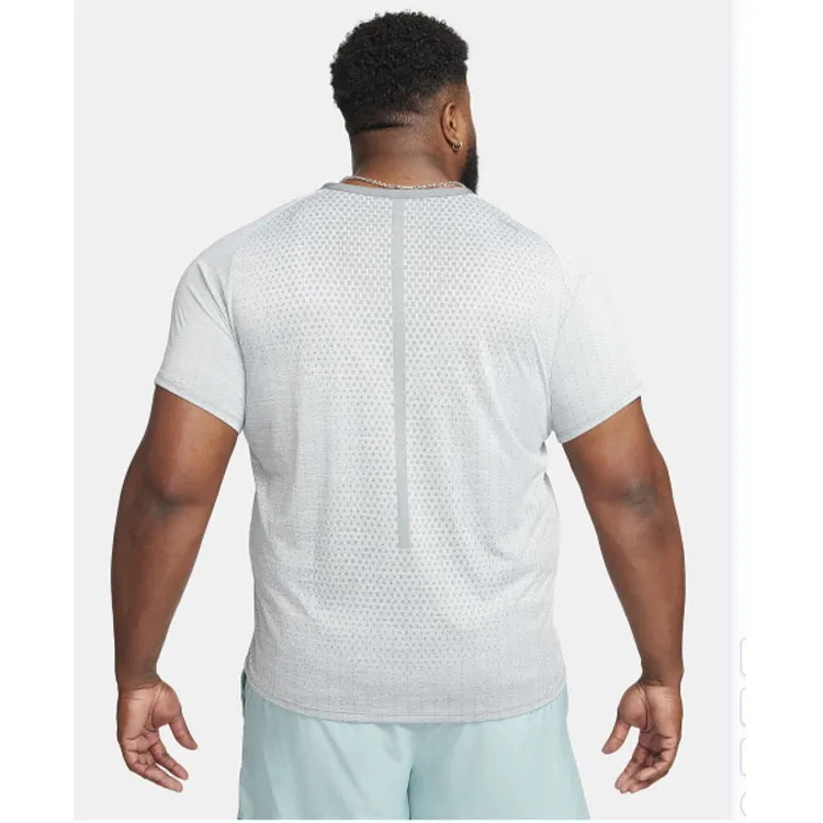 Nike T Shirts Men Silver-4