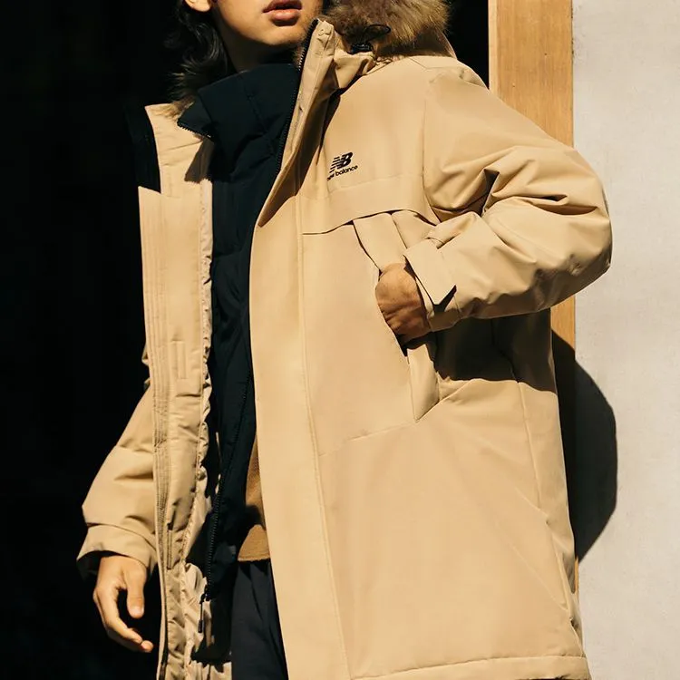 New Balance Down Jackets Unisex Khaki-5