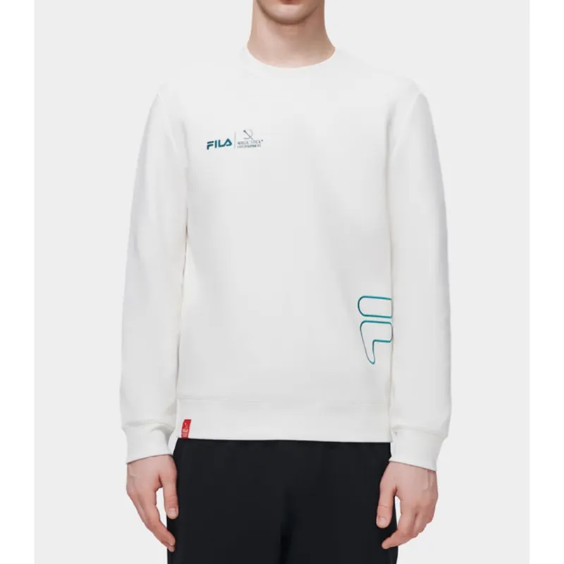 FILA Sweatshirts Men Cloud White-3