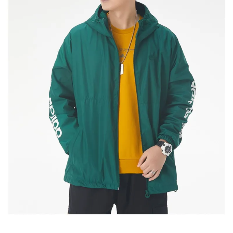 Adidas Originals Regen Wbreaker Jackets Men Green-4