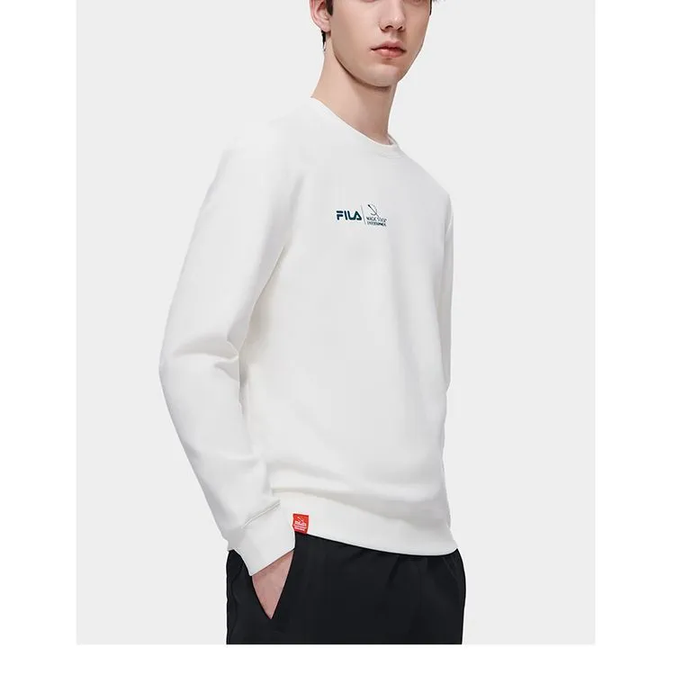 FILA Sweatshirts Men Cloud White-4
