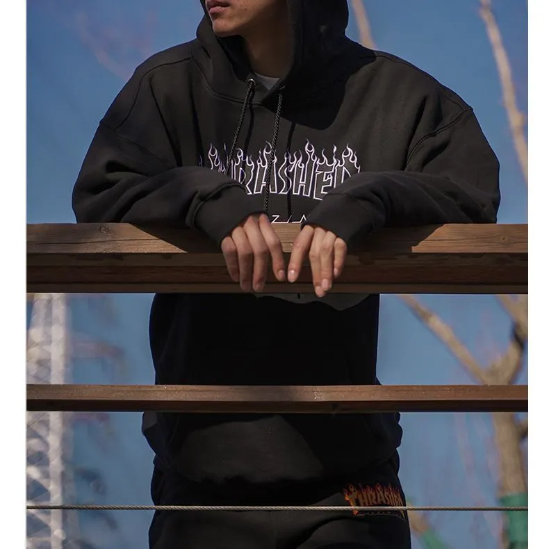Thrasher Sweatshirts Unisex Black-5