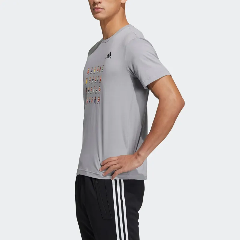 Adidas Soccer Jerseys Men Gray-4