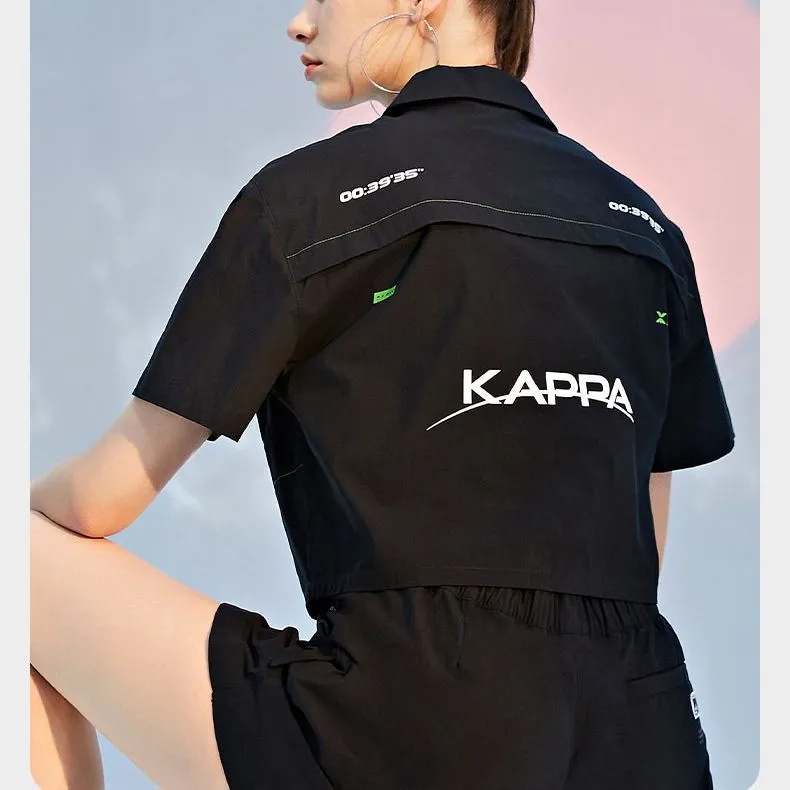Kappa Crop Tops Women's Black-5