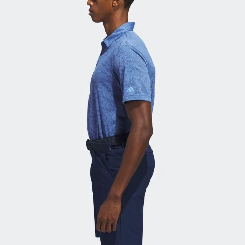 Adidas Polo Shirts Men University Marine Blue-4