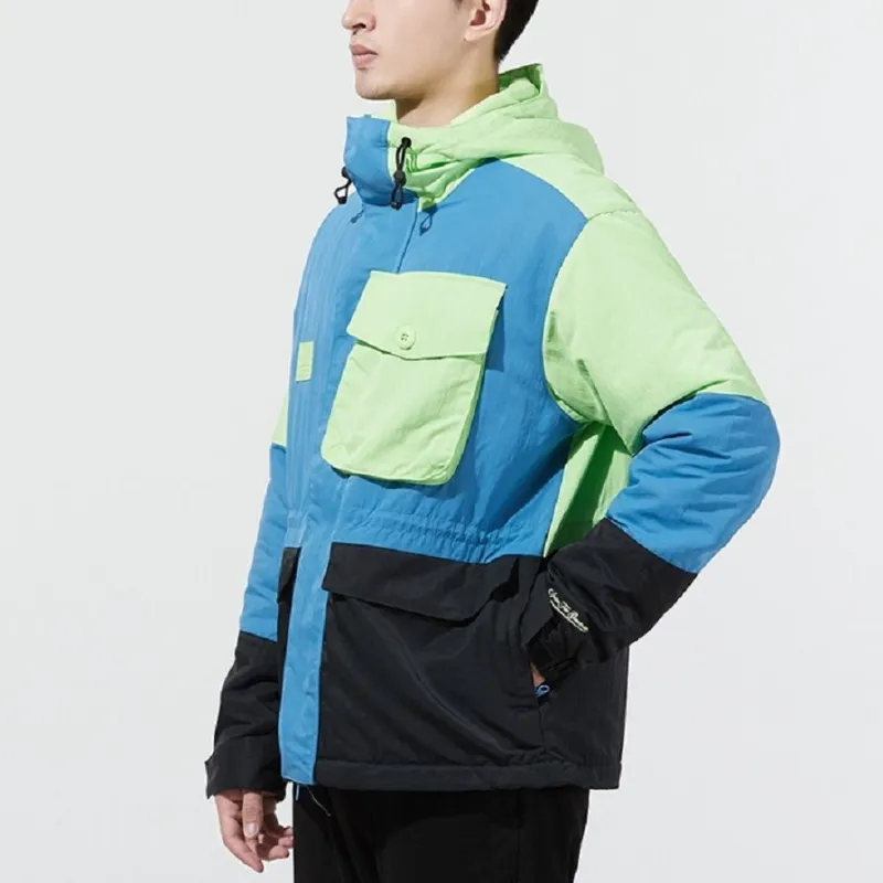 Nike Puffer Jackets Men Blue-4