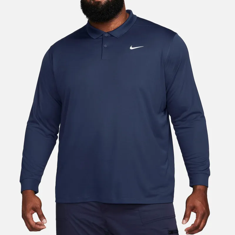 Nike Polo Shirts Men Marine Blue-2