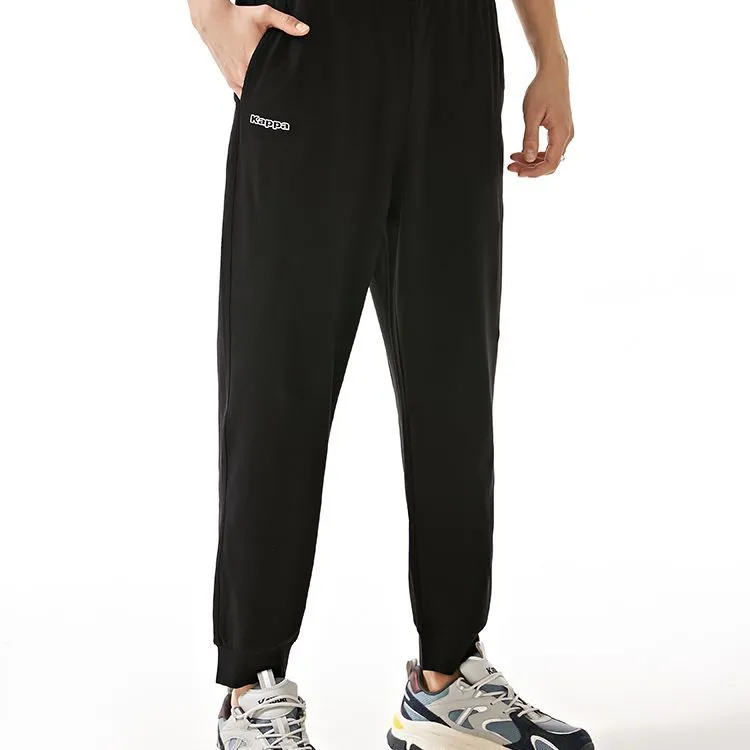 Kappa 1916 Series Knitted Sweatpants Men's Black-4