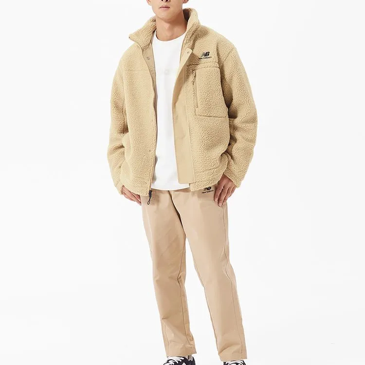 New Balance Jackets Men Khaki-4