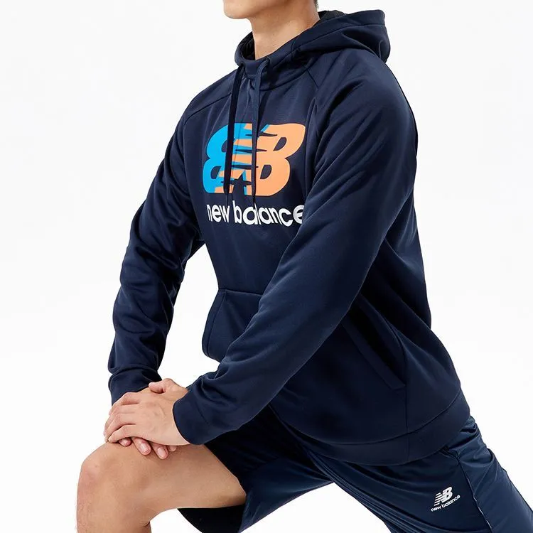 New Balance Sweatshirts Men Dark Blue-4