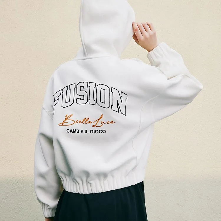 FILA FUSION Sweatshirts Women's White-2