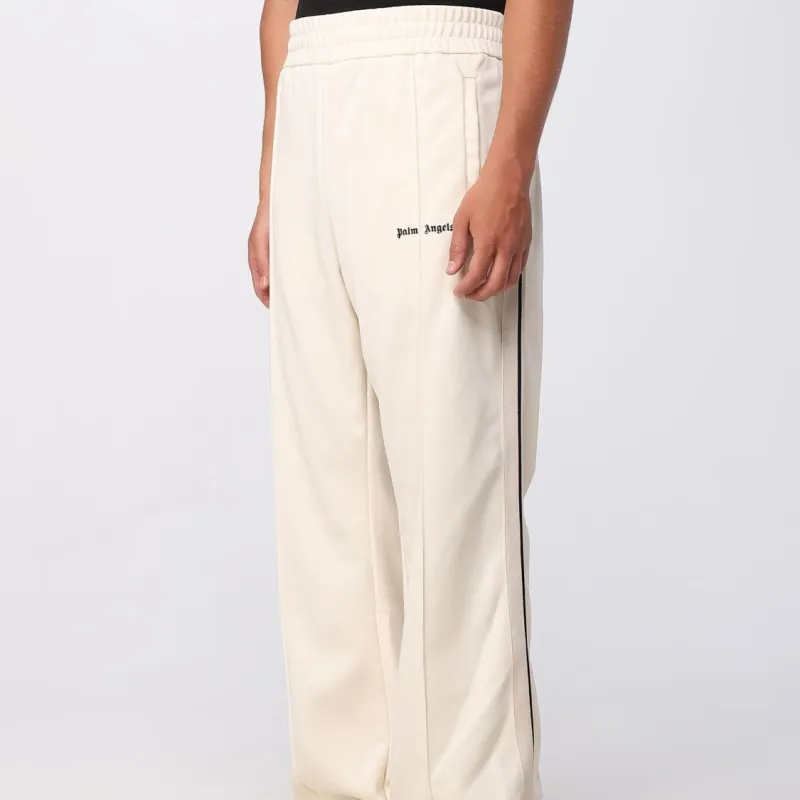 PALM ANGELS Casual Pants Men White-4