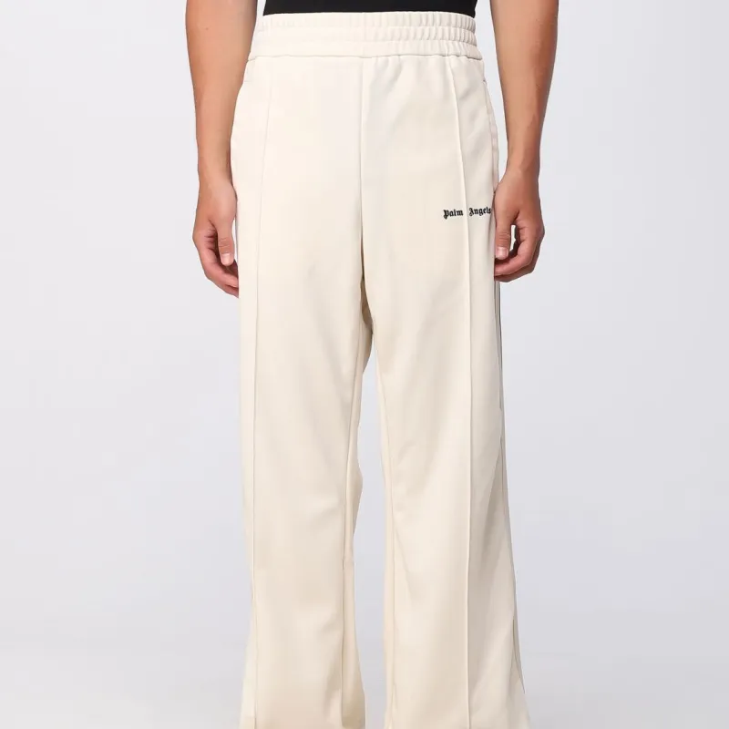 PALM ANGELS Casual Pants Men White-3
