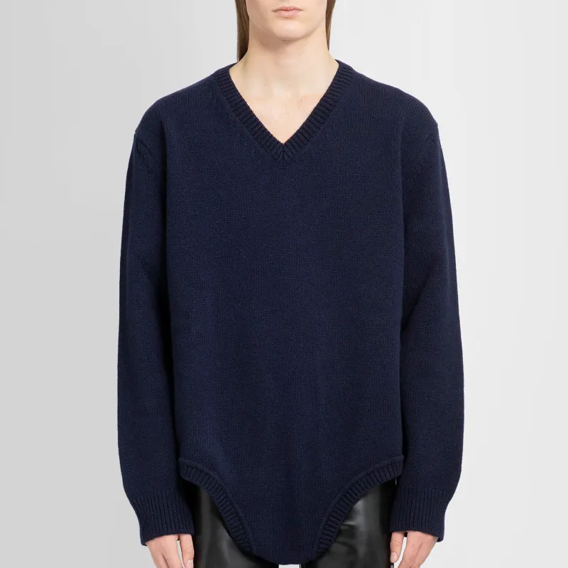 Maison Margiela Four stitch logo Wool Jumper-3