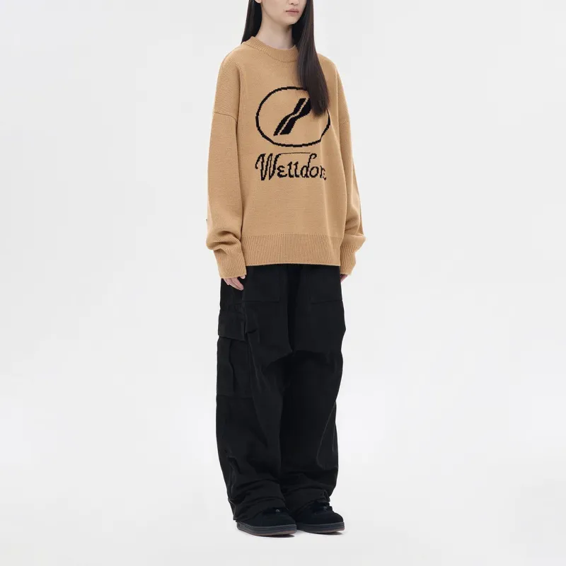 WE11DONE Sweaters Unisex Beige-3