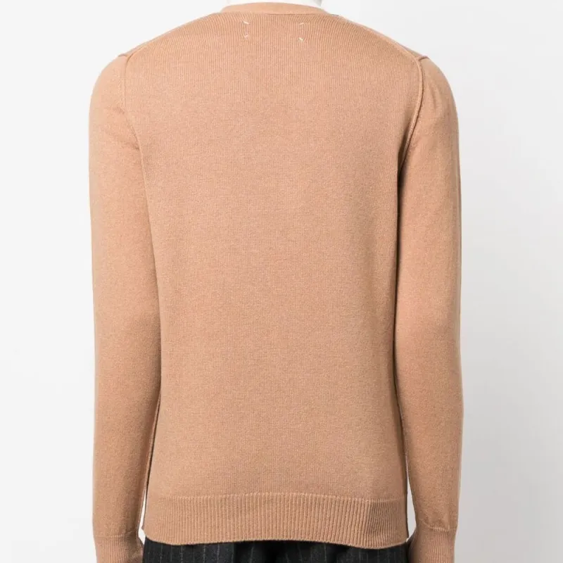 Maison Margiela Buttoned V Neck Cardigan-4