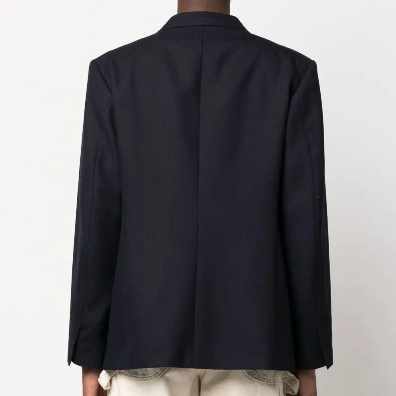 Maison Margiela Herringbone Single Breasted Blazer-2