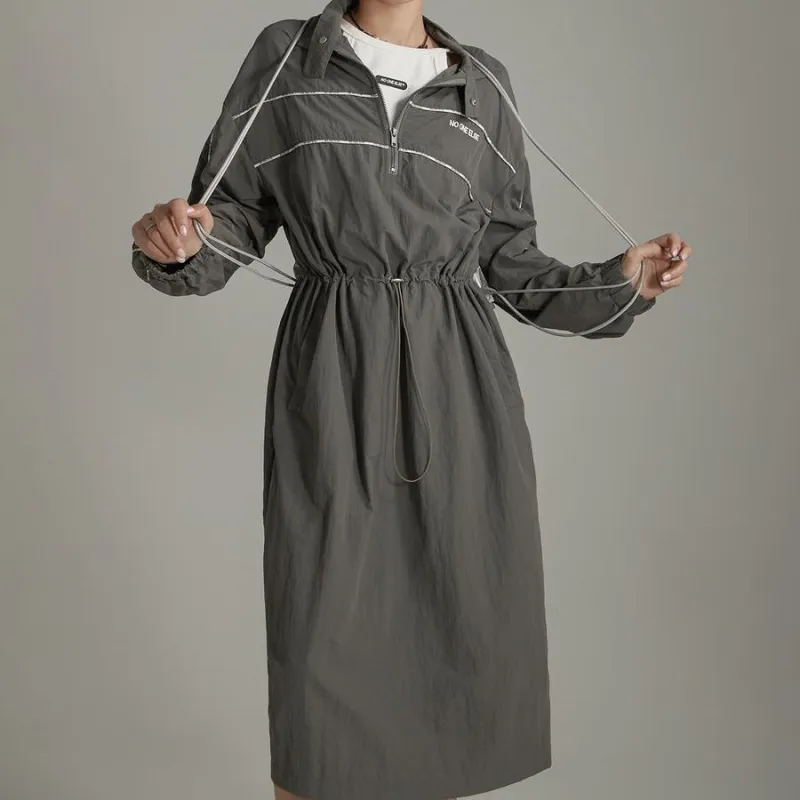 NO ONE ELSE Long Sleeved Dresses Women's Gray-2