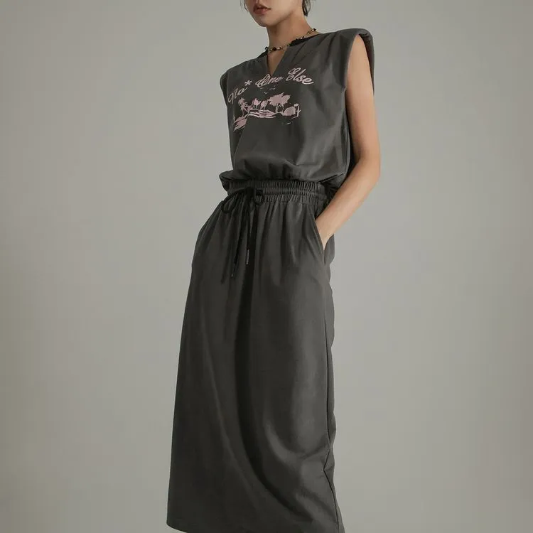 NO ONE ELSE Sleeveless Dresses Women's Dark Gray-3