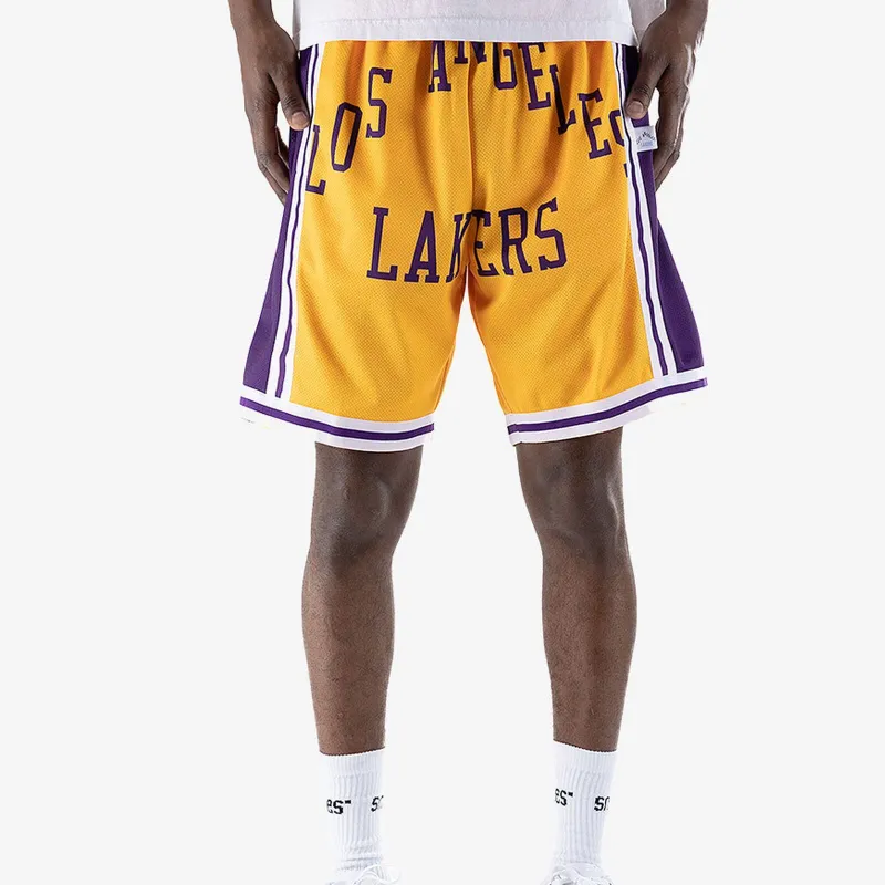 Mitchell & Ness Basketball Shorts Lakers Team Men's-3