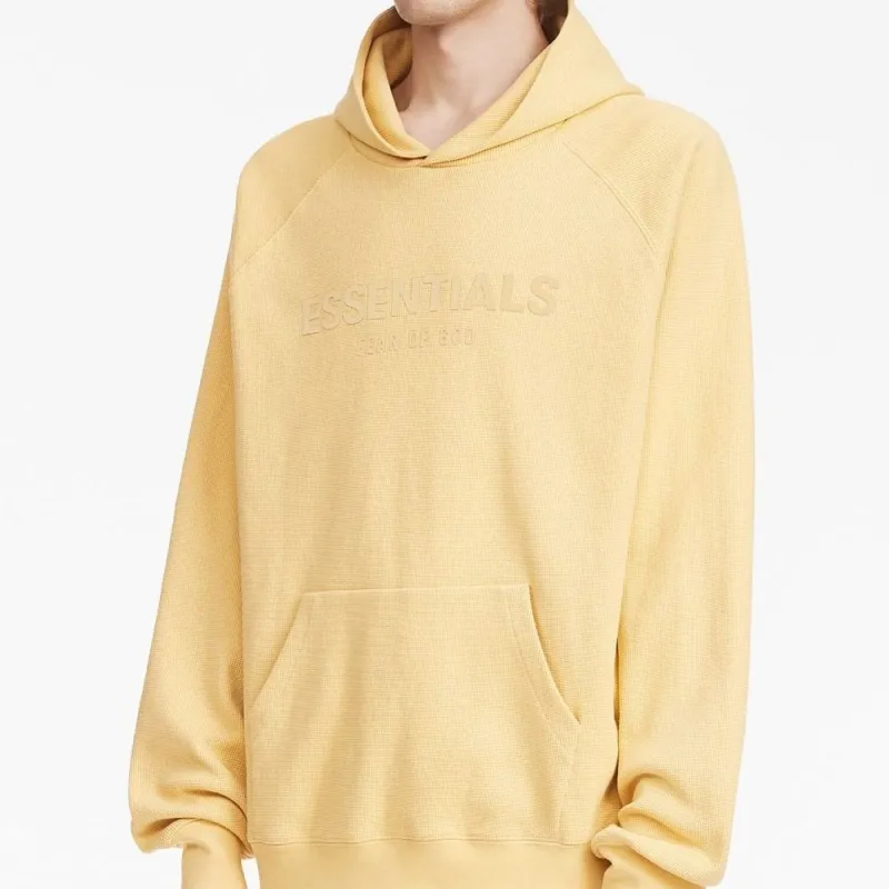 Fear Of God Essentials Waffle Raglan Hoodie-3