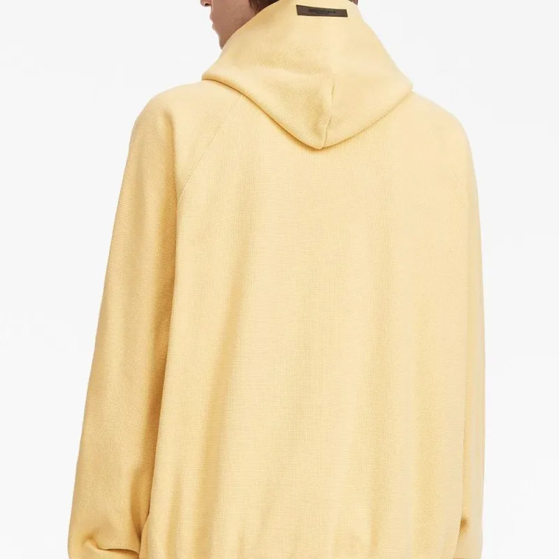 Fear Of God Essentials Waffle Raglan Hoodie-4