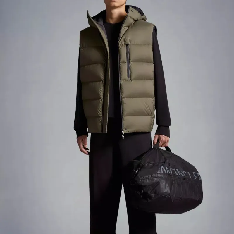 Moncler Vests Men Olive-2