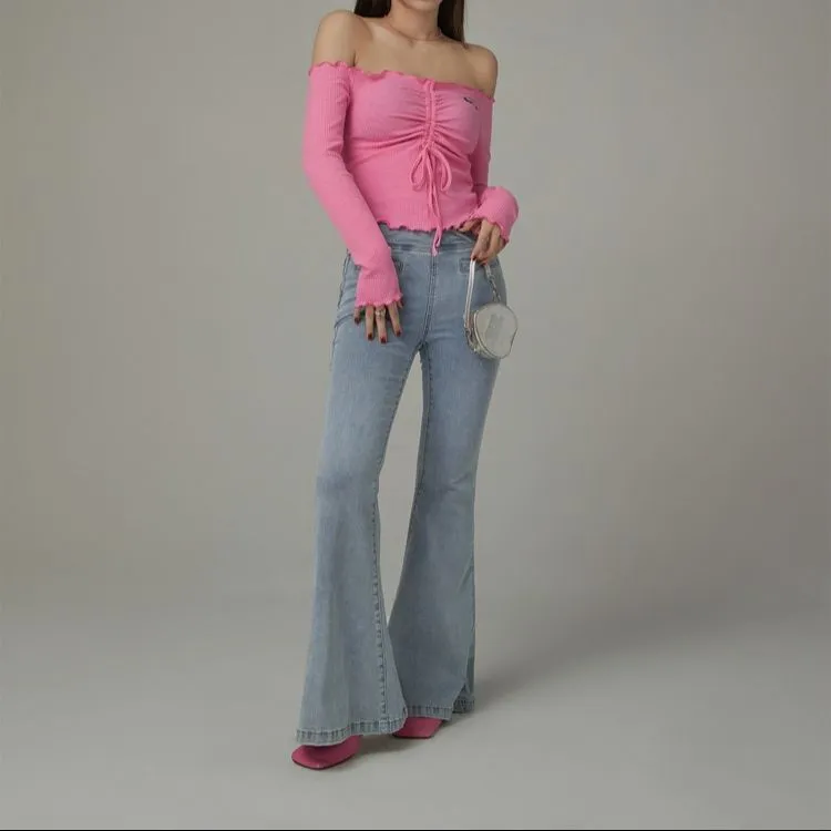 CHUU Jeans Women's Light Denim Blue-4