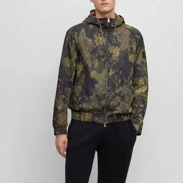 HUGO BOSS Jackets Men Green Camouflage-2