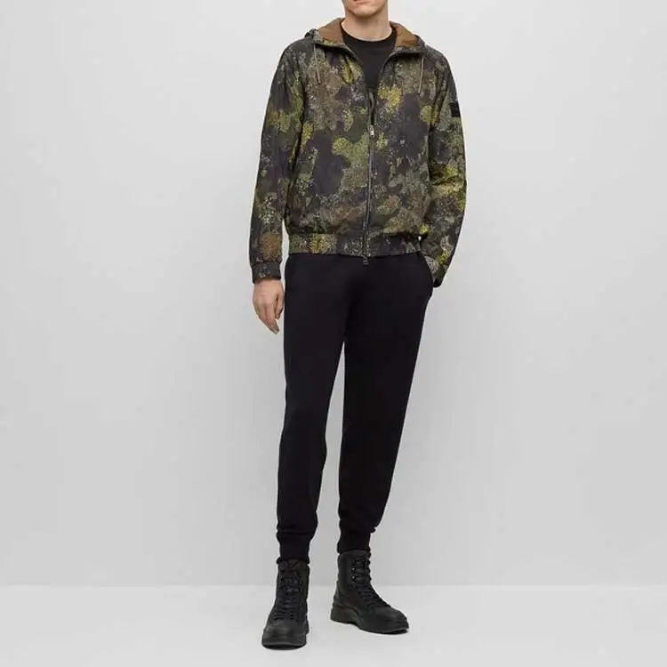 HUGO BOSS Jackets Men Green Camouflage-1